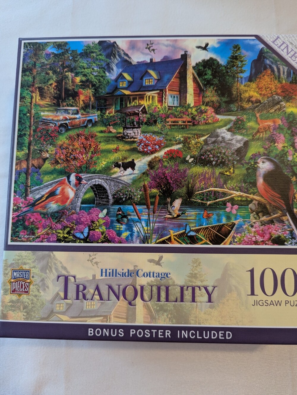 Hillside Cottage Tranquility 1000 Piece Jigsaw Puzzle By Master Pieces